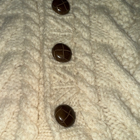 Cozy Cream Cable Knit Cardigan - Picture 8 of 8